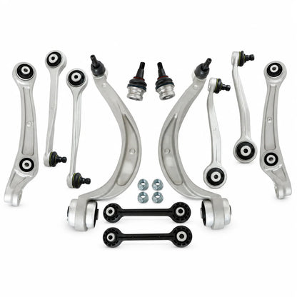 12pc Front Upper Control Arms Kit For 2012-18 Audi A6 A7 Quattro RS7 S6