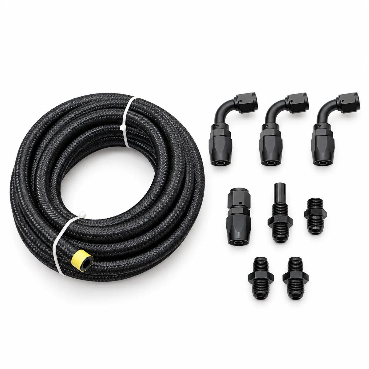 4L80E 6AN Nylon Braided Transmission Cooler Line Kit