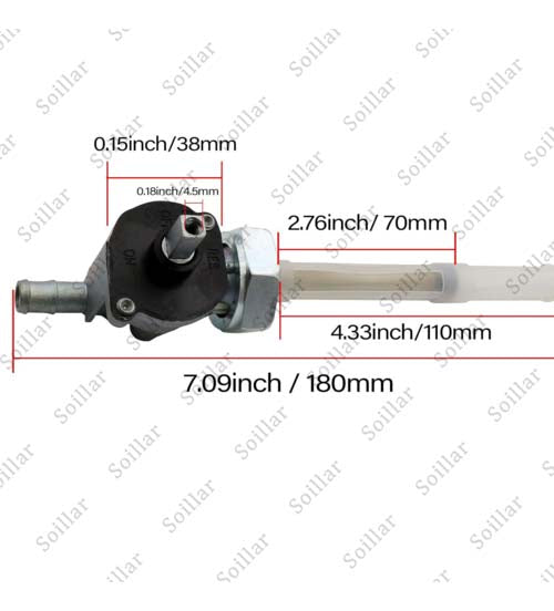 Fuel Gas Valve Petcock For Honda 95-07 VT1100 Shadow Aero ACE Spirit Sabre