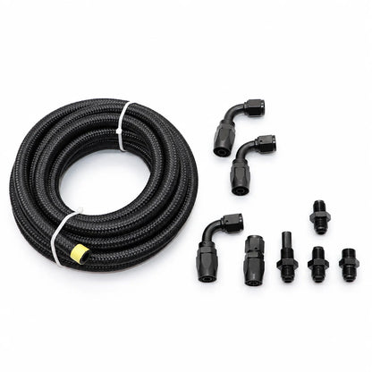 4L80E 6AN Nylon Braided Transmission Cooler Line Kit