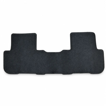 3PCS Black Front & Rear Velour Floor Mats Carpet For 2014-2019 Toyota Highlander