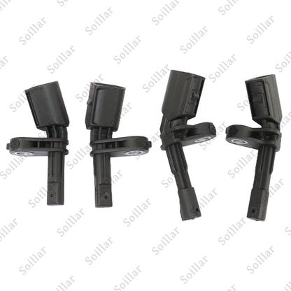 4 ABS Wheel Speed Sensor Front Rear Left & Right Fits for Audi & Volkswagen Set