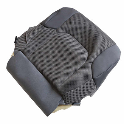 For 2005-2019 Nissan Frontier Front Driver & Passenger Bottom & Top Cloth Seat Cover Gray