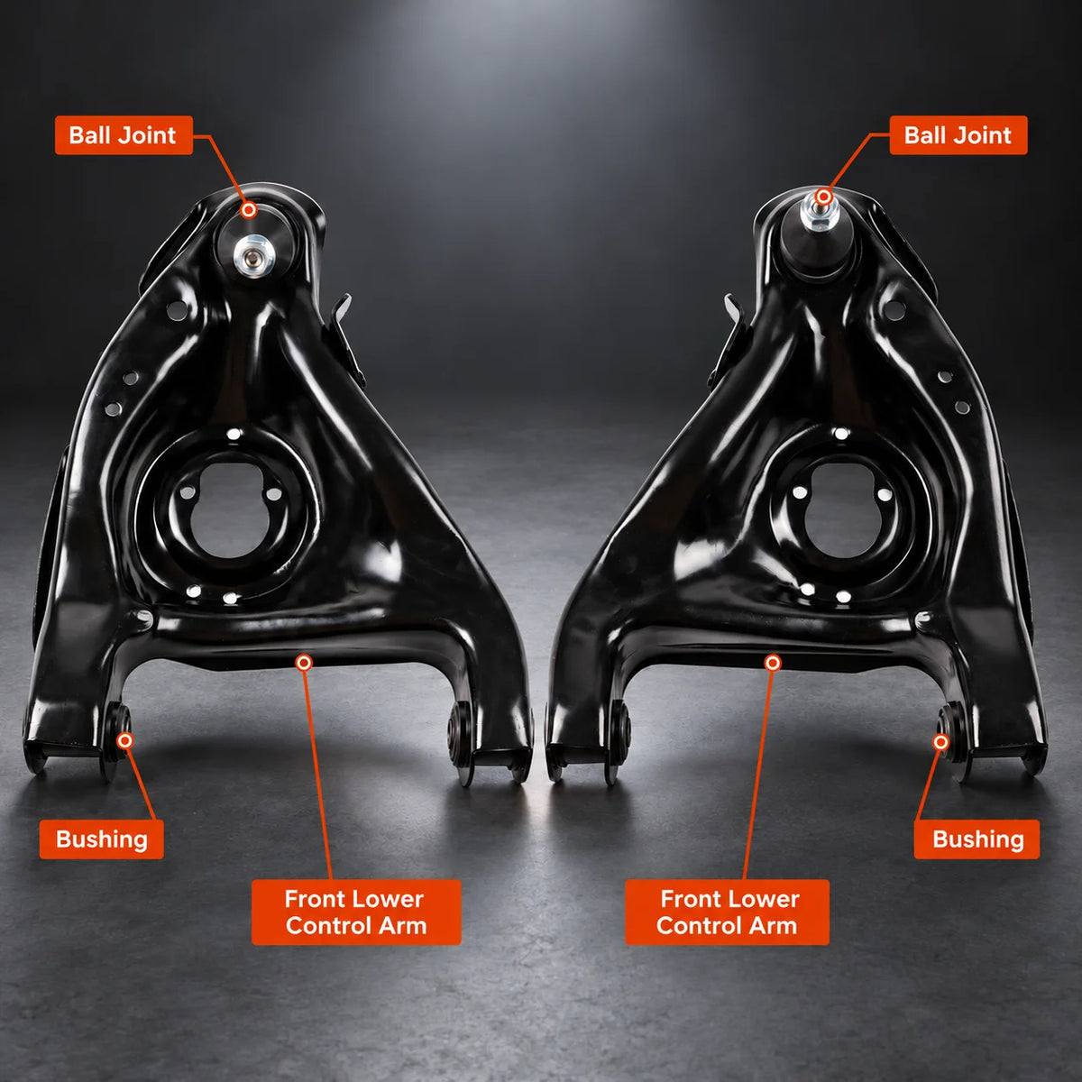 Pair Front Lower Control Arm w/ Ball Joint For 1995-2005 Chevy Blazer S10 GMC Sonoma S15