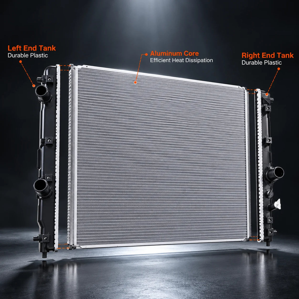 Radiator Assembly for 2023 2024 2025 Honda CR-V 1.5T 1901068AA01