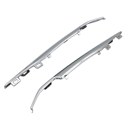 Front Bumper Trim Set For 2015-2020 Cadillac Escalade Fits ESV Chrome