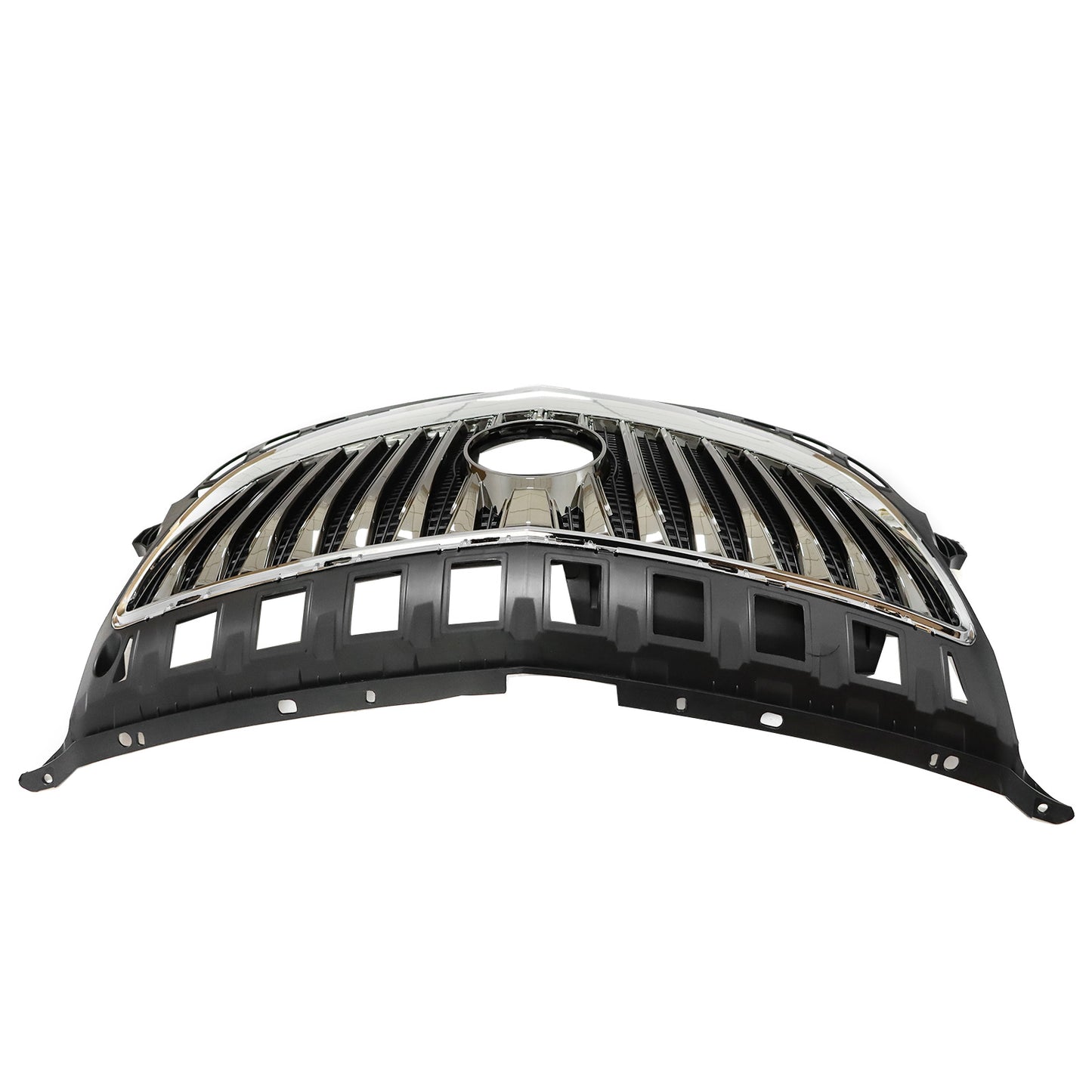 Front Bumper Upper Grille Chrome Mesh For 2014-2016 Buick LaCrosse Black/Chrome