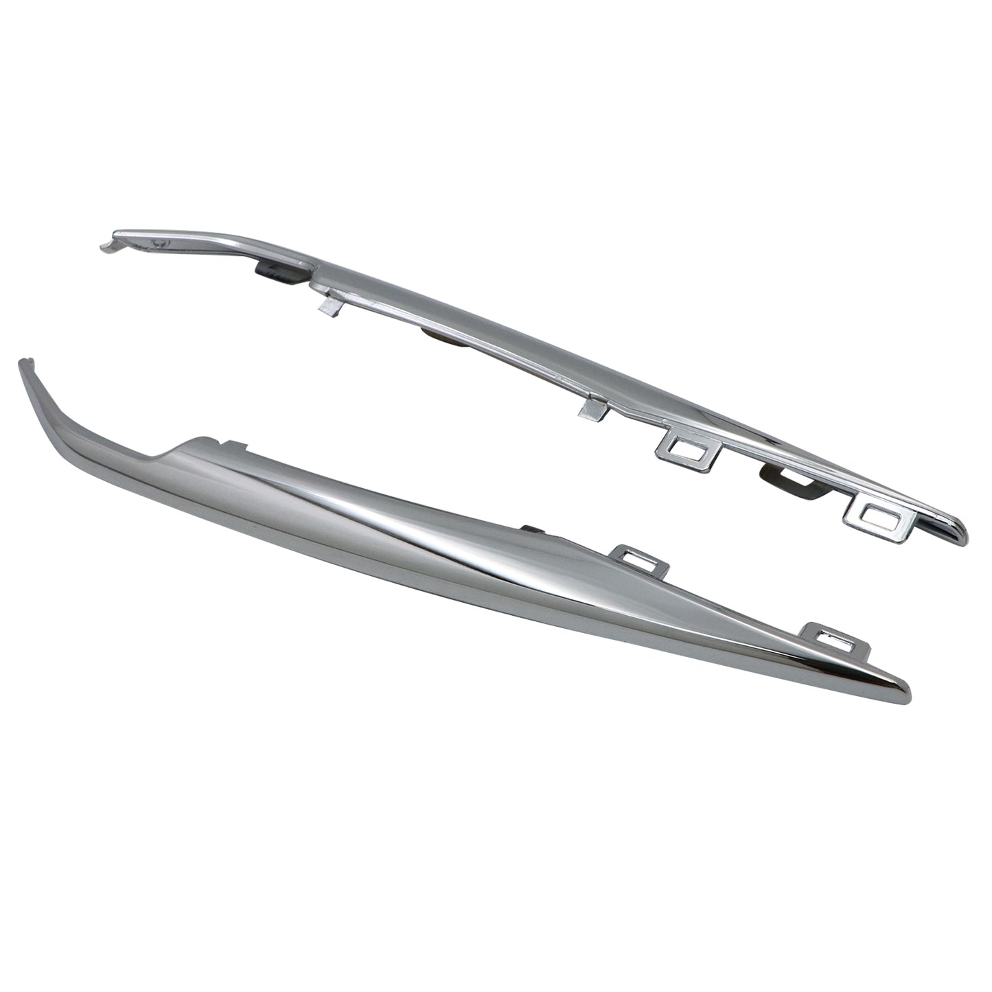 Front Bumper Trim Set For 2015-2020 Cadillac Escalade Fits ESV Chrome