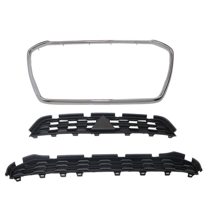 Front Bumper Grille Grill For 2013-2015 Mitsubishi Outlander Sport ASX RVR