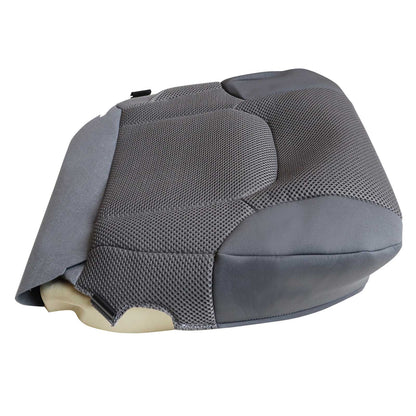 For 2005-2019 Nissan Frontier Front Driver & Passenger Bottom & Top Cloth Seat Cover Gray