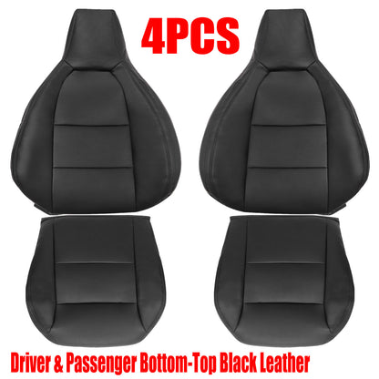 For 2014 2015 Mercedes Benz CLA250 Front Driver & Passenger Bottom & Top Leather Seat Cover Tan