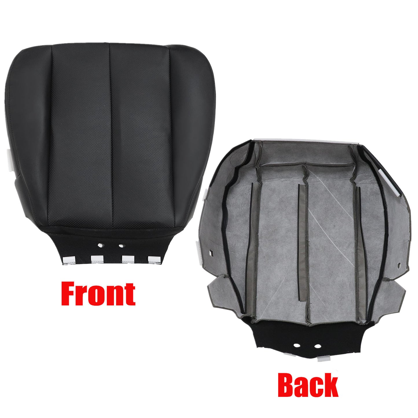 For 2010-2014 Subaru Outback Legacy Front Driver & Passenger Bottom & Top Leather Seat Cover Tan
