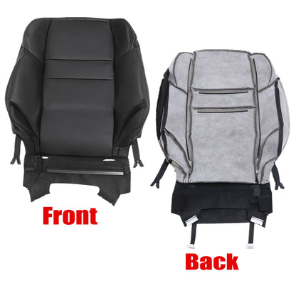 For 2012-2016 Honda CR-V Front Driver & Passenger Bottom & Top Leather Seat Cover Black