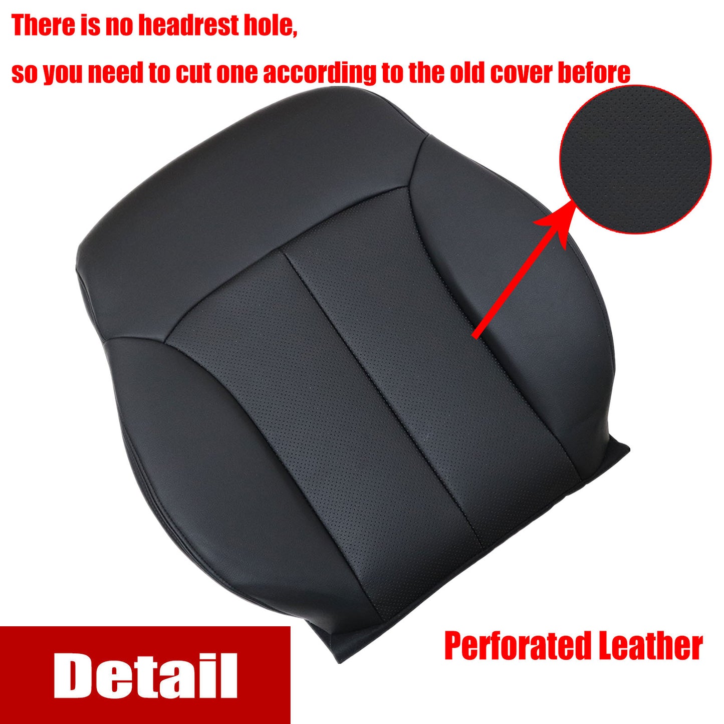 For 2010-2014 Subaru Outback Legacy Front Driver & Passenger Bottom & Top Leather Seat Cover Tan