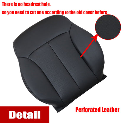 For 2010-2014 Subaru Outback Legacy Front Driver & Passenger Bottom & Top Leather Seat Cover Tan