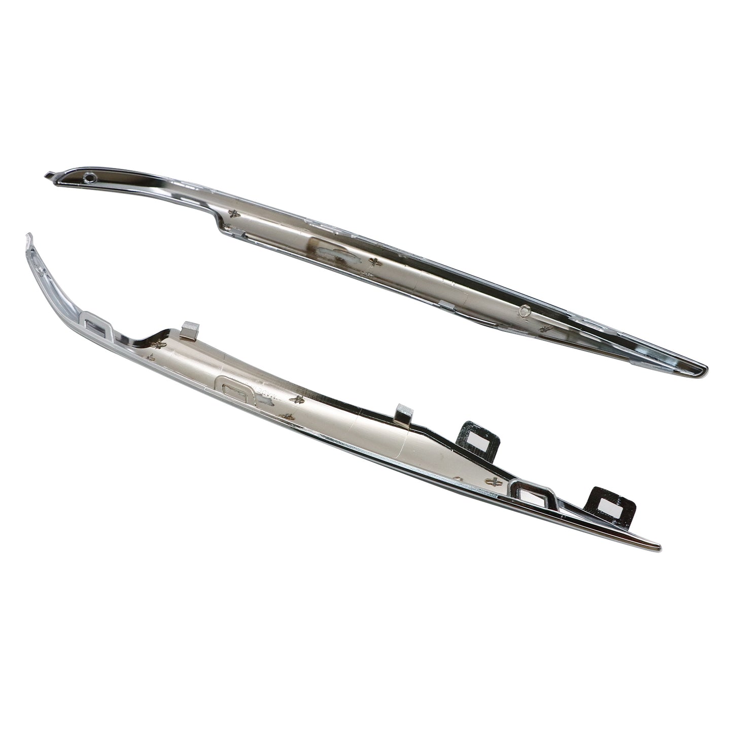 Front Bumper Trim Set For 2015-2020 Cadillac Escalade Fits ESV Chrome