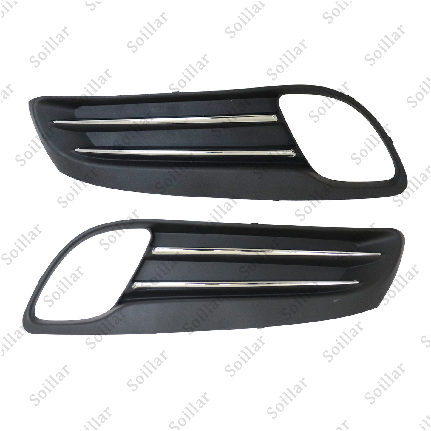 New Fog Lamp Covers Black Set LH+RH For Hyundai Genesis Coupe 2010-2012
