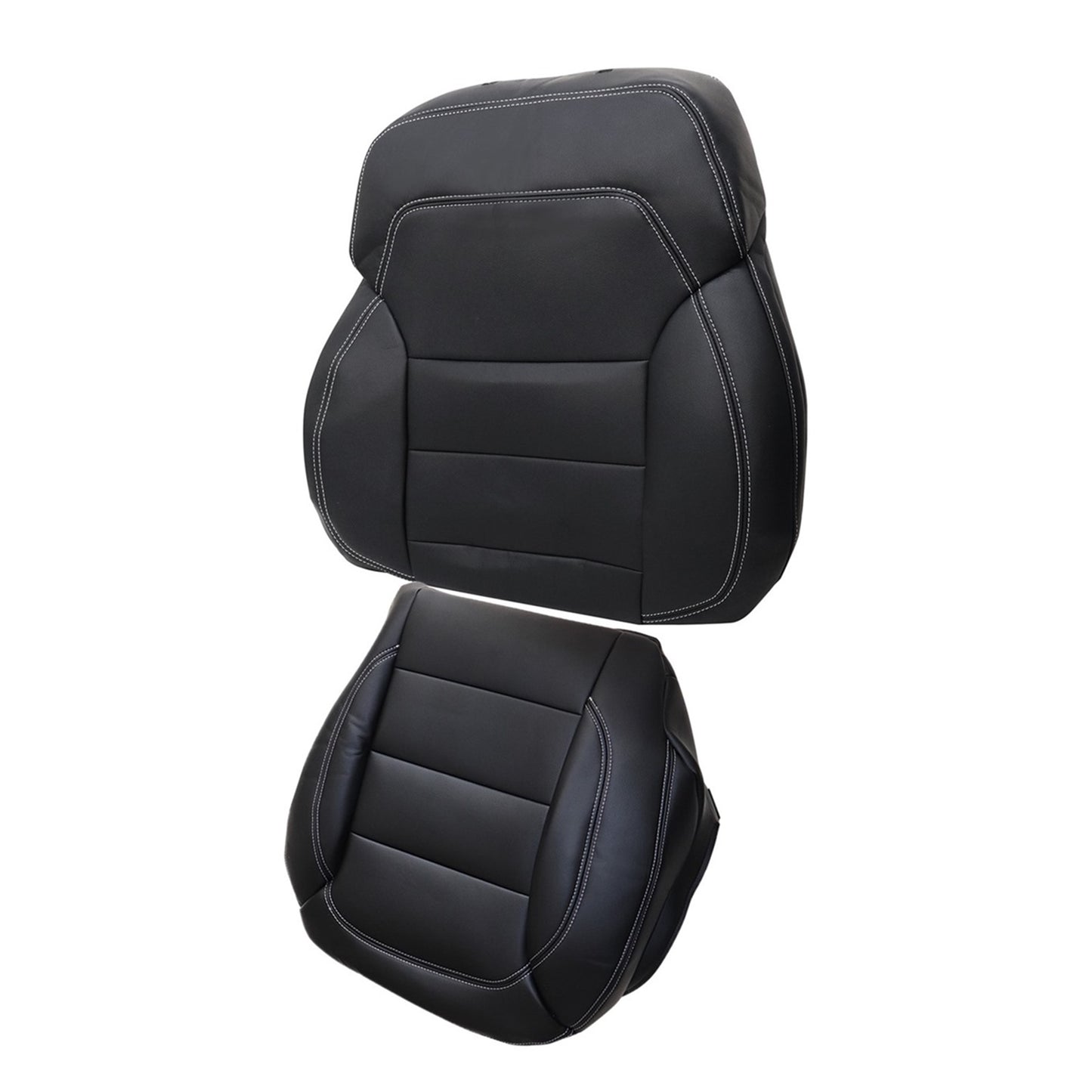 For 2012-2015 Mercedes Benz ML250 ML350 ML400 Driver Bottom & Top Leather Seat Cover Black