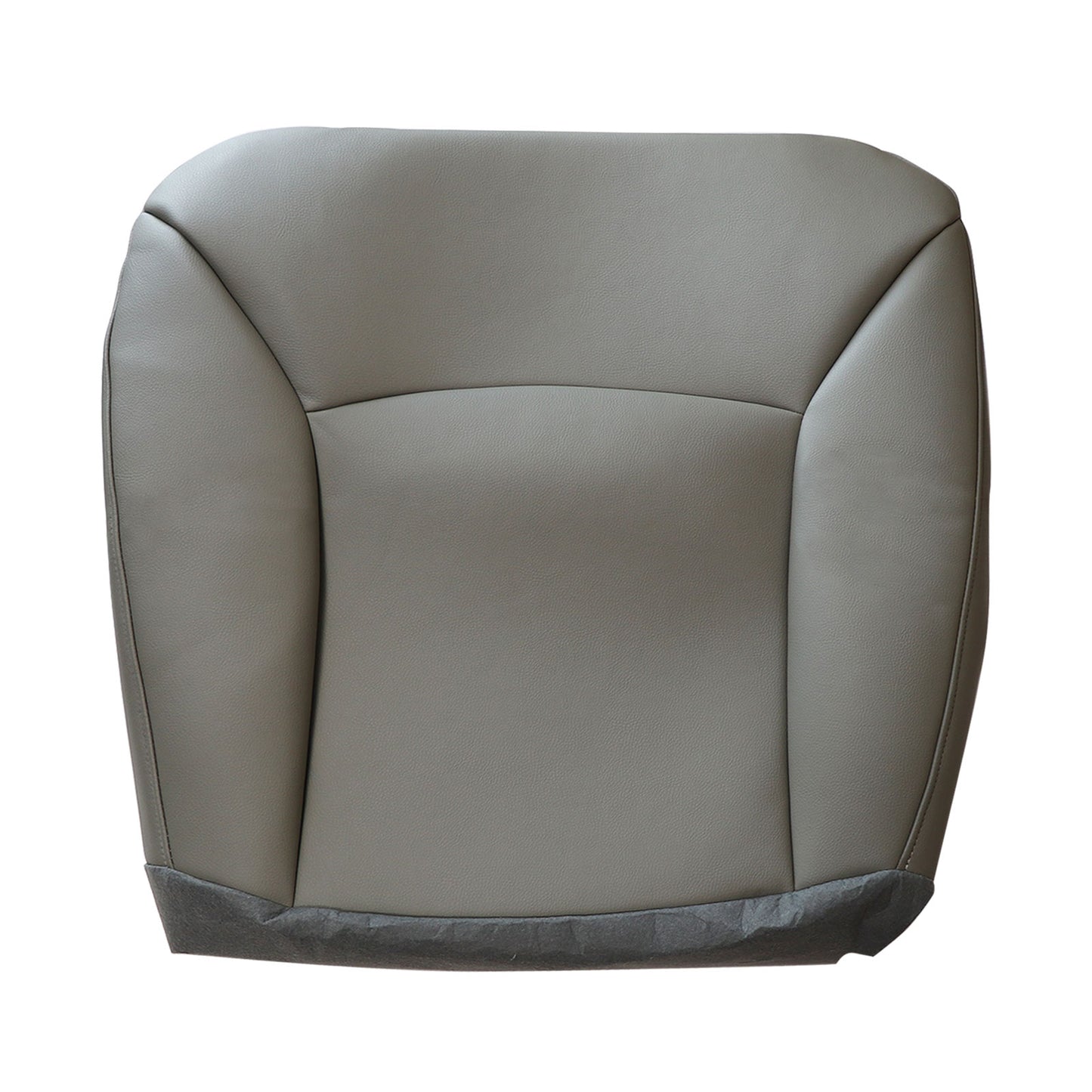 Replacement Driver & Passenger Bottom Leather Seat Cover For Ford E150 E250 E350 Van 2002-2008 Gray