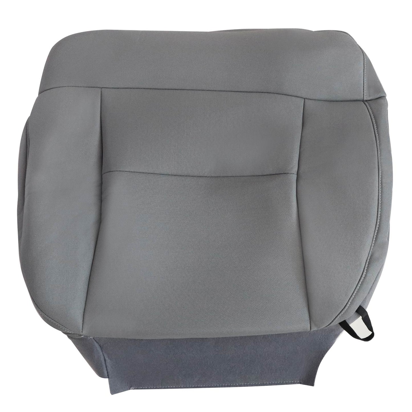 Front Driver & Passenger Bottom & Top Cloth Seat Cover Flint Gray 2004-2008 For Ford F-150 Lariat XL XLT STX FX4