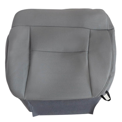 Front Driver & Passenger Bottom & Top Cloth Seat Cover Flint Gray 2004-2008 For Ford F-150 Lariat XL XLT STX FX4