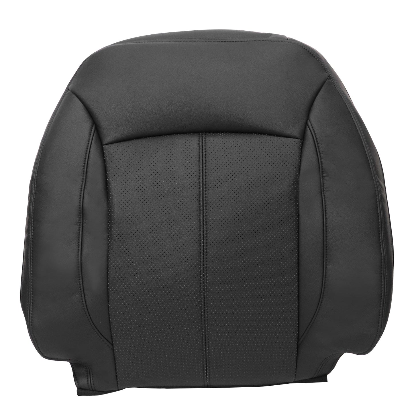 For 2010-2013 Buick LaCrosse Front Driver & Passenger Bottom & Top Leather Seat Cover Black