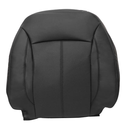 For 2010-2013 Buick LaCrosse Front Driver & Passenger Bottom & Top Leather Seat Cover Black