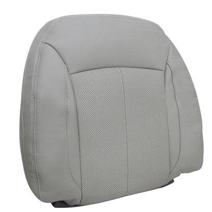 For 2010-2013 Buick LaCrosse Front Driver & Passenger Bottom & Top Leather Seat Cover Titanium Gray