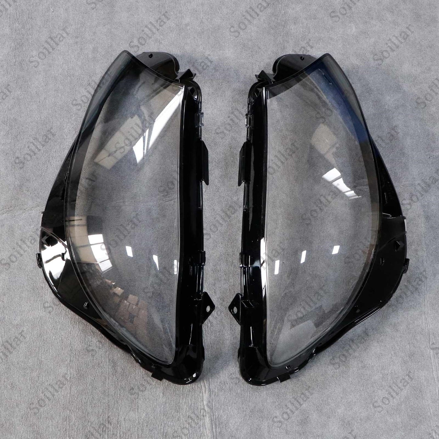 2x Headlight Lens Cover Shell For 2016-2023 Mercedes Benz E Class W213 E300 E450