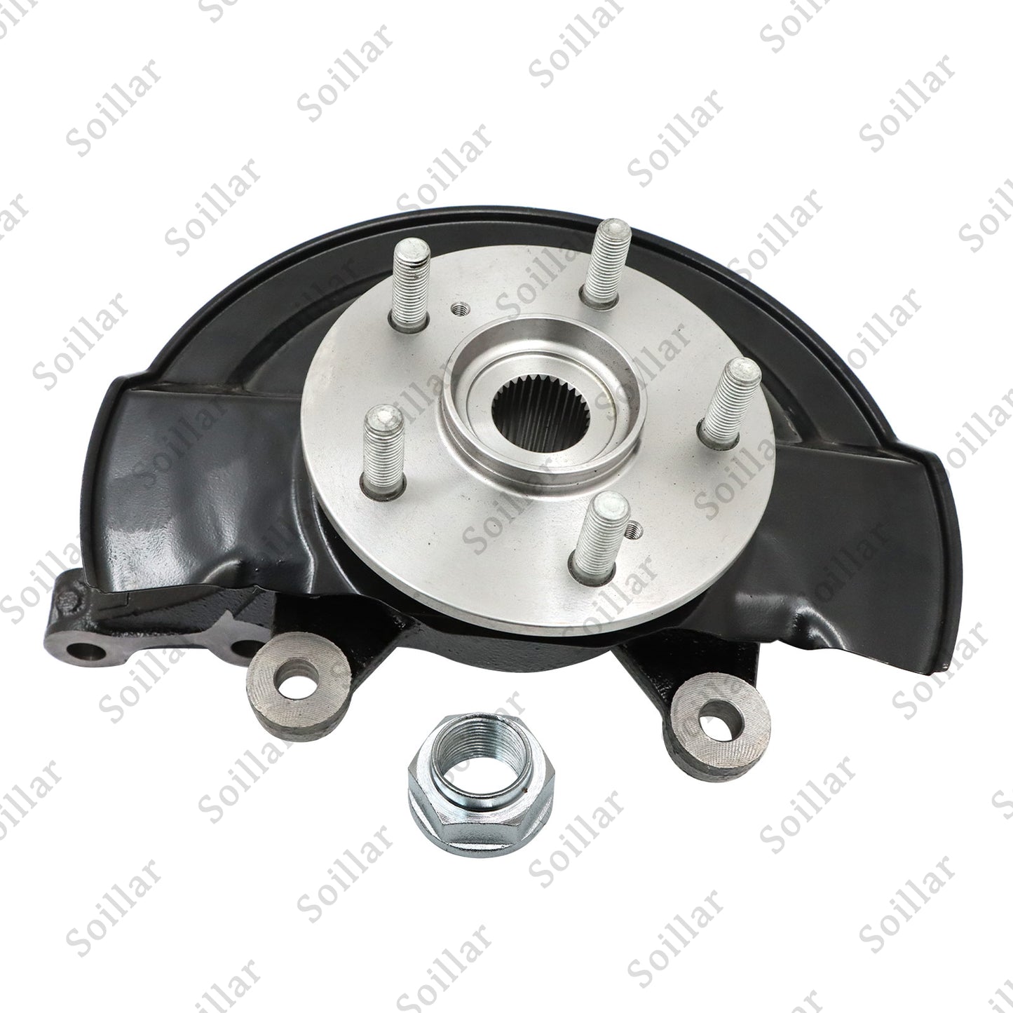 Front Left Steering Knuckle & Wheel Hub Bearing Assembly For Honda CR-V 2007-09