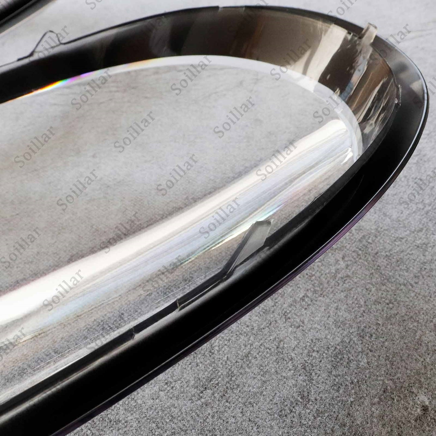 2x Car Front Headlight Lens Cover Shell For Porsche Boxster Cayman 981 2014-2016