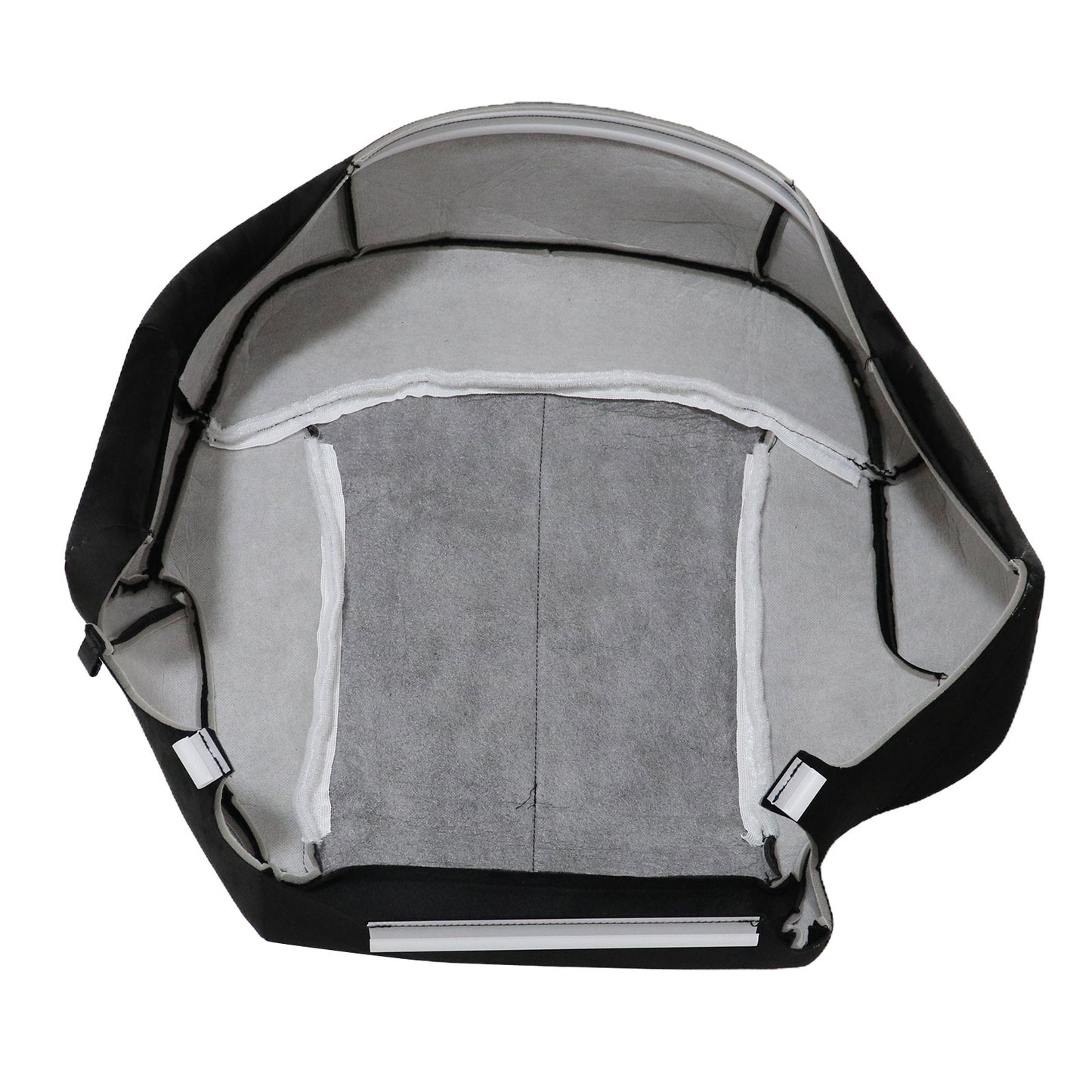 For 1999-2002 Chevy Silverado Driver & Passenger Bottom Cloth Seat Cover Dark Gray