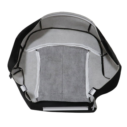 For 1999-2002 Chevy Silverado Driver & Passenger Bottom Cloth Seat Cover Dark Gray