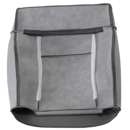 Front Driver & Passenger Bottom & Top Cloth Seat Cover Flint Gray 2004-2008 For Ford F-150 Lariat XL XLT STX FX4