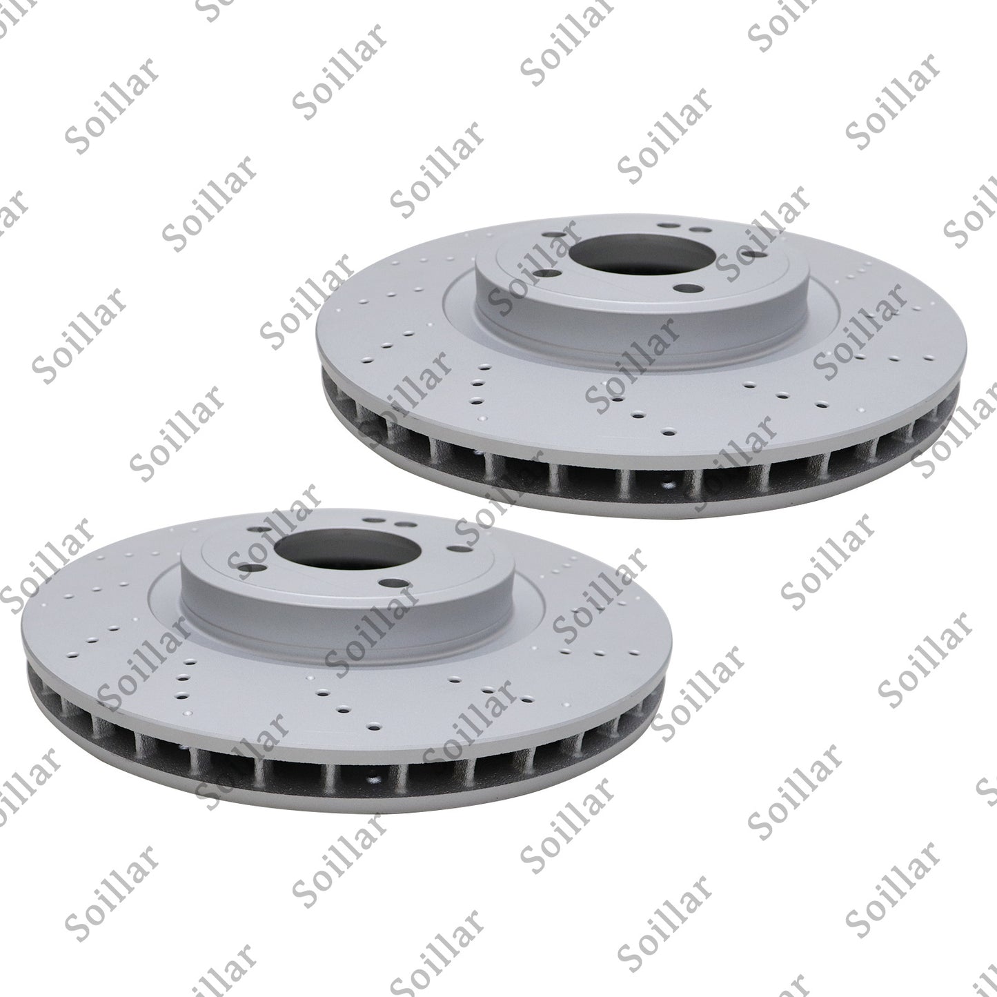 2Pcs Rear Brake Discs Rotors 4634230000 for Mercedes Benz G63 463 19 - 23
