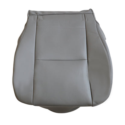 Fits 2000-2004 Toyota Sequoia Tundra Limited SR5 Driver & Passenger Bottom Leather Seat Cover Gray