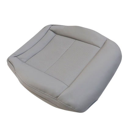 For 2010-2016 Mercedes Benz E200 E250 E300 E350 Driver & Passenger Bottom & Top PERFORATED Leather Seat Cover Gray