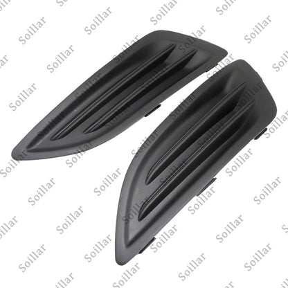 New Black Plastic Front Left+Right Fog Light Housings For 2014-2019 Ford Fiesta
