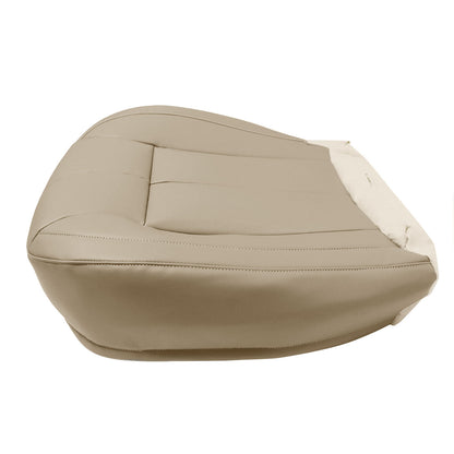 For 1999-2004 Jeep Grand Cherokee Front Driver Bottom Leather Seat Cover Tan