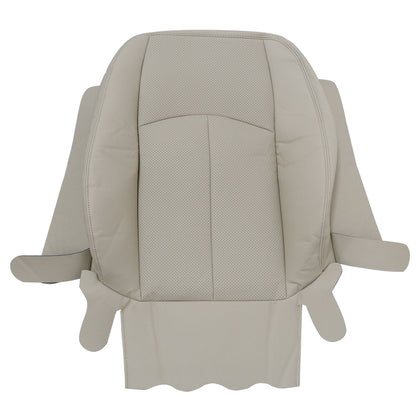 For 2003-2009 Mercedes Benz E63 E280 E300 E320 E350 E500 E550 Driver Bottom & Top PERFORATED Leather Seat Cover Light Tan