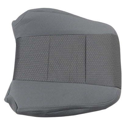 For 2017-2021 Ford F250 F350 F450 F550 Front Driver & Passenger Bottom & Top Cloth Seat Cover Gray
