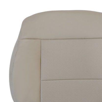 For 2010-2016 Mercedes Benz E200 E250 E300 E350 Driver & Passenger Bottom & Top PERFORATED Leather Seat Cover Tan