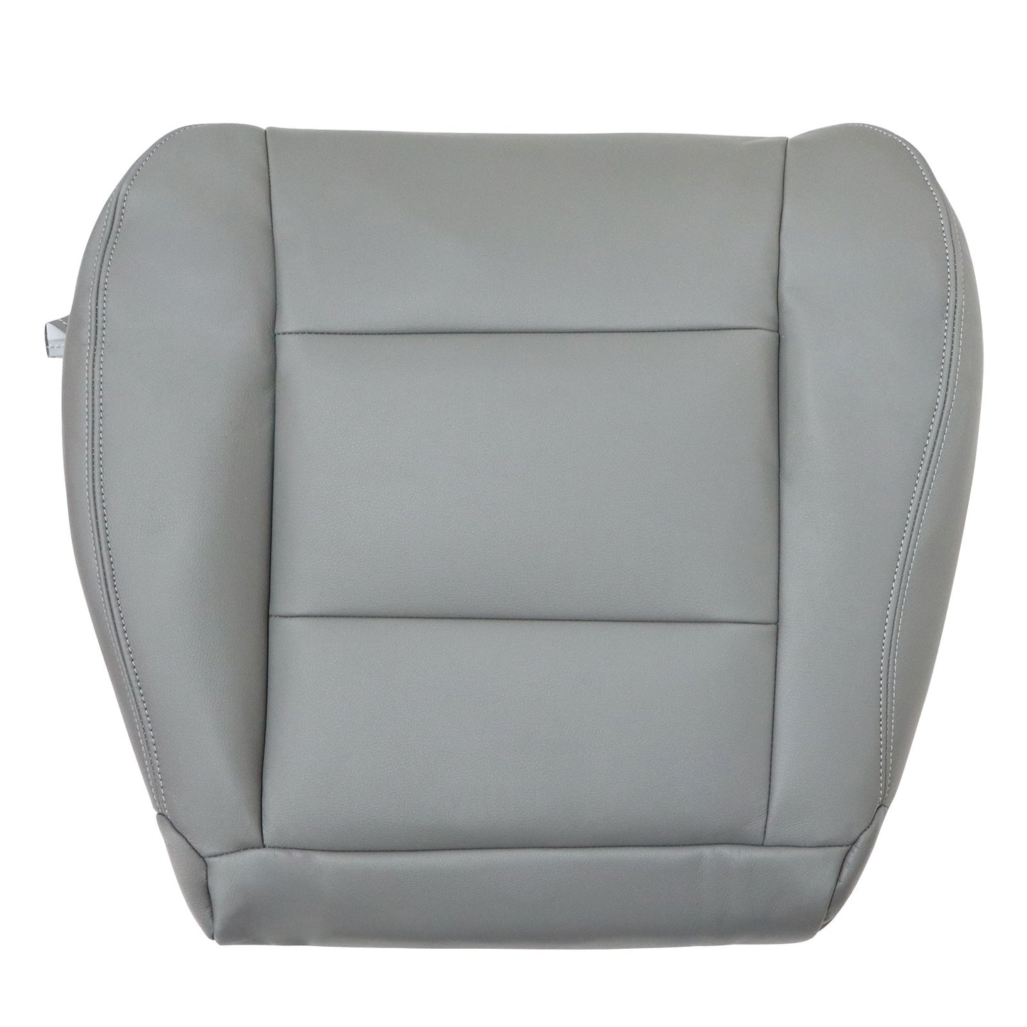 For 1998-2007 Toyota Land Cruiser Front Driver & Passenger Bottom & Top Leather Seat Cover Gray
