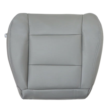 For 1998-2007 Toyota Land Cruiser Front Driver & Passenger Bottom & Top Leather Seat Cover Gray