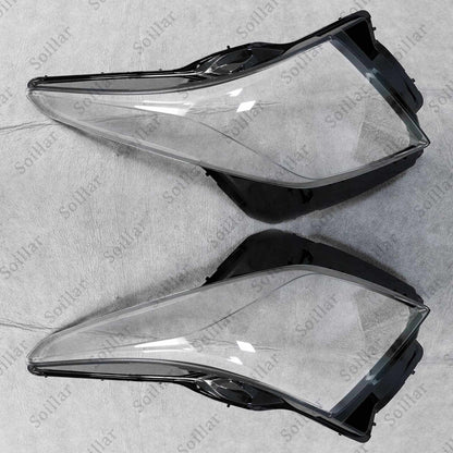 Fits Cadillac ATS 2013 2014 2015-2017 2018 Pair Headlight Lamp Cover Lens Shell