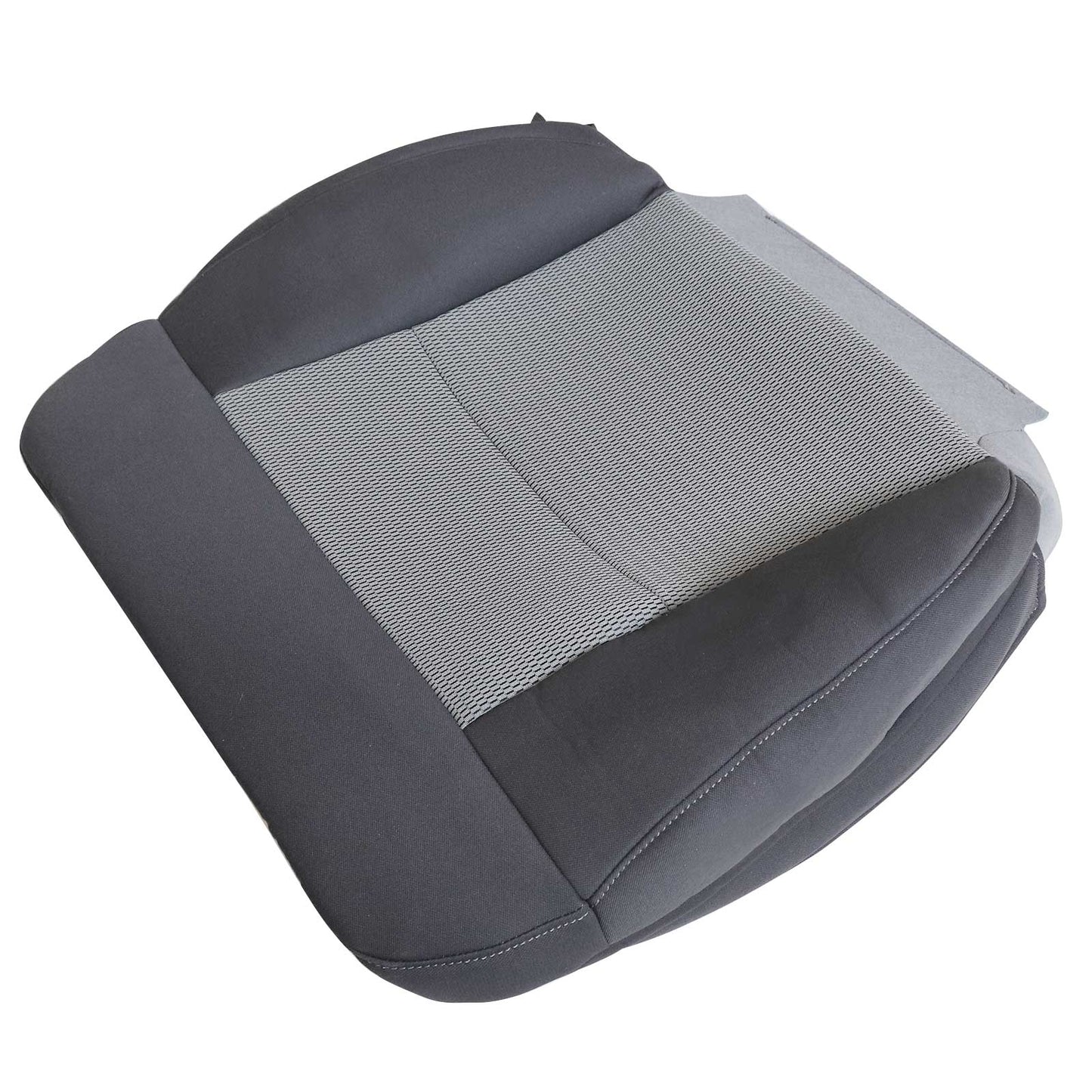 2004-2008 For Ford F150 XLT STX FX4 Front Driver & Passenger Bottom & Top Cloth Seat Cover Dark Gray