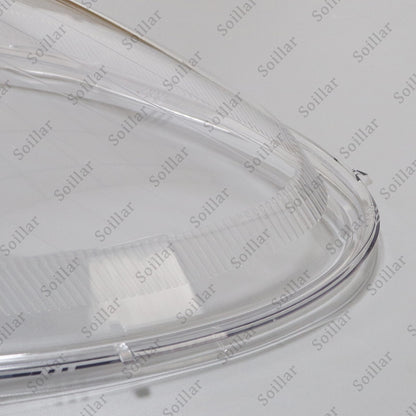 Pair Front Headlight Lens Cover+Glue For Mercedes-Benz SLK R171 2005-2011