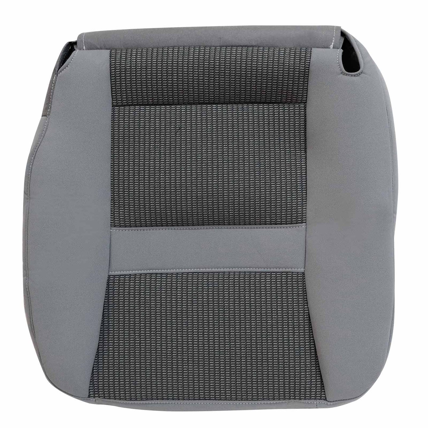 For 2006-2010 Dodge Ram 1500 2500 Front Driver & Passenger Bottom & Top Cloth Seat Cover Light Gray