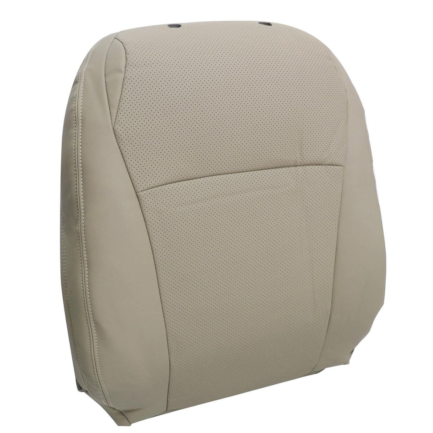 For 2004-2013 Toyota Highlander Front Driver & Passenger Bottom & Top Leather Seat Cover Tan