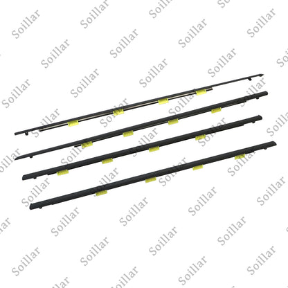 NEW DOOR BELT WEATHER STRIP MOLDING SEAL SET For Honda Civic 4 DOOR 1996~2000